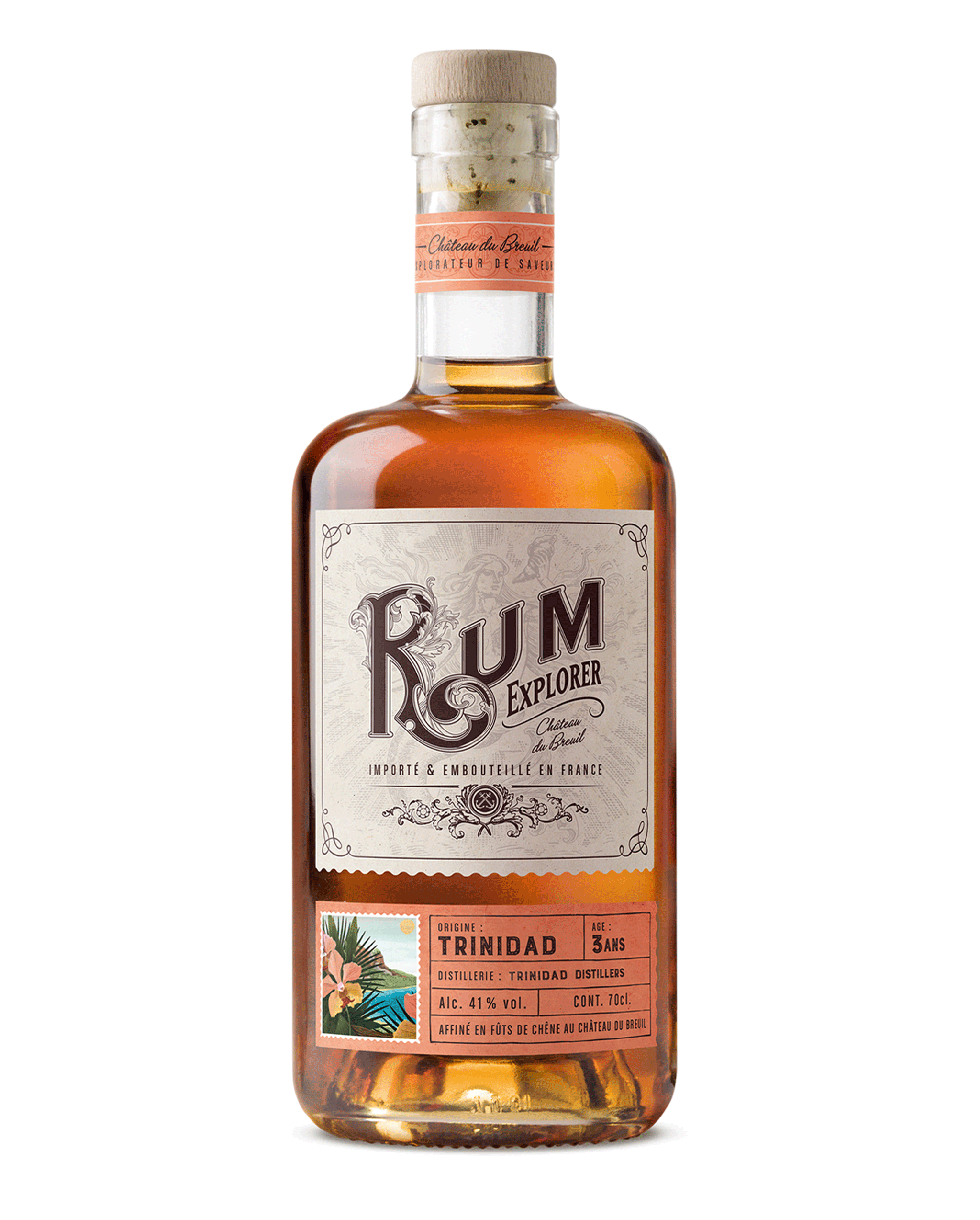 Bouteille Rhum Trinidad Rum Explorer 3 ans d'âge