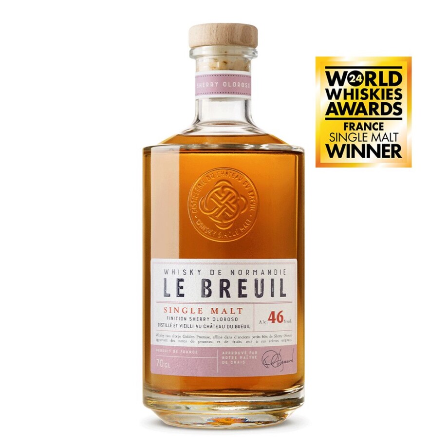 Whisky Normand Le Breuil - Sherry Oloroso élu meilleur single malt français
