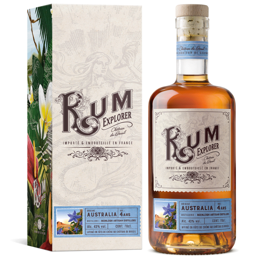 Rhum Rum Explorer Australia 4 ans d'âge avec étui