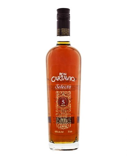 Cartavio rum 5 year old bottle