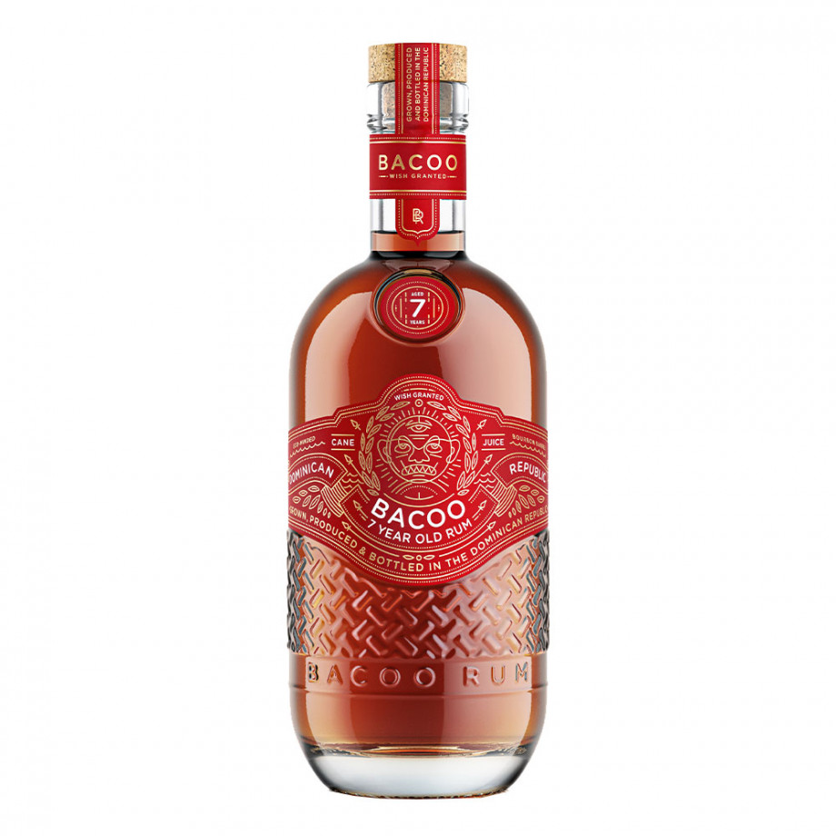 Bacoo Rum 7 year old bottle
