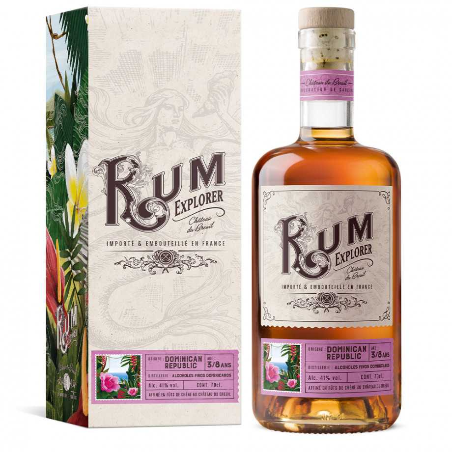Bouteille Rum Dominican Republic + étui