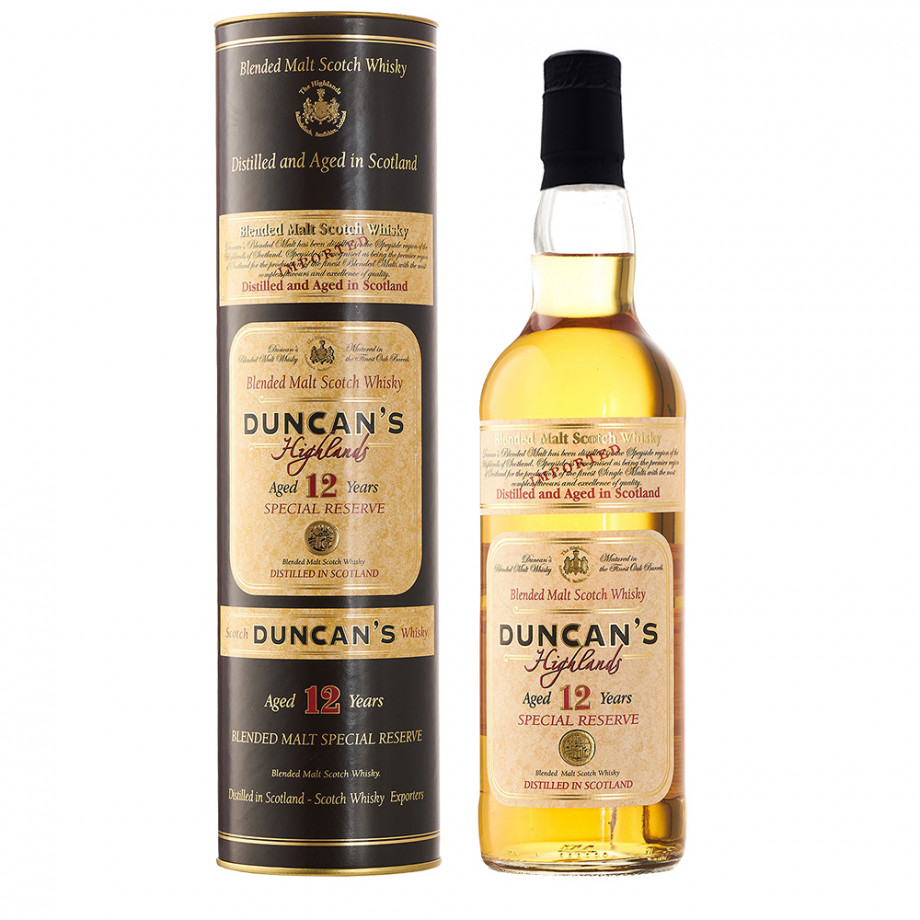 Whisky Duncan's Highlands 12 ans avec étui