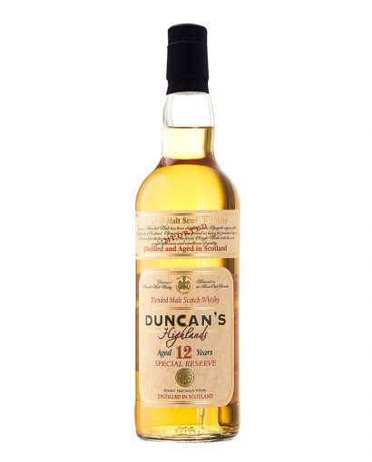 Duncan's 12 years old bottle