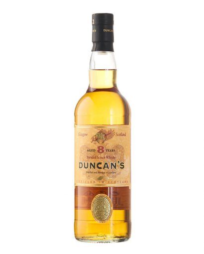 Duncan whisky bottle 8 years old