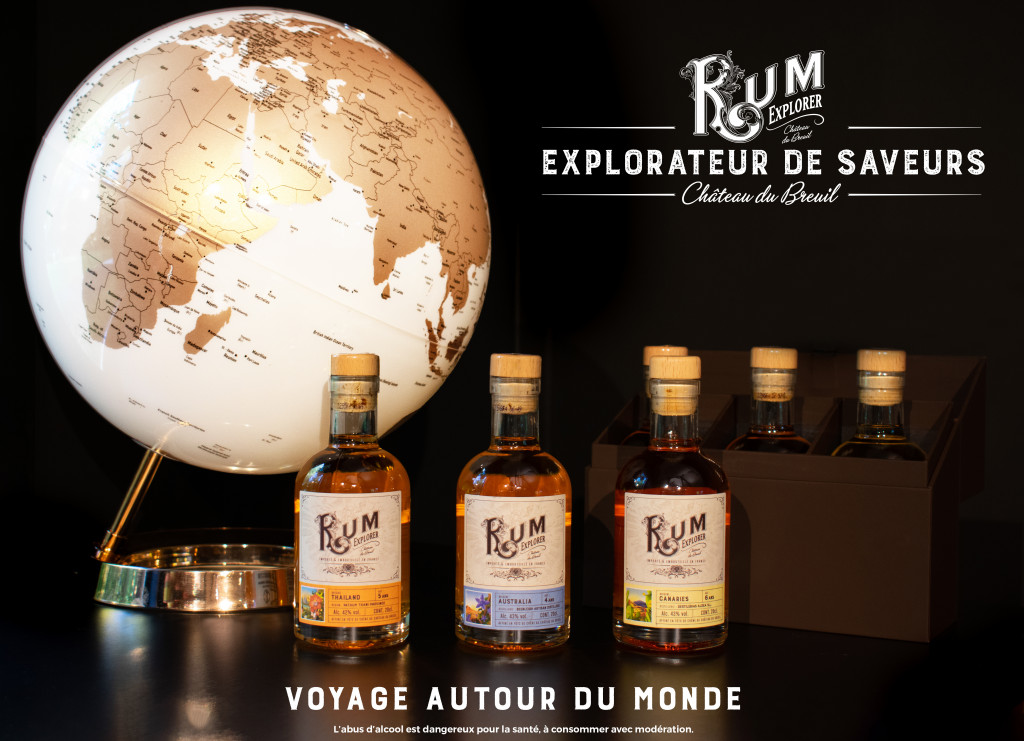 Coffret de rhum rum explorer, voyage autour du monde
