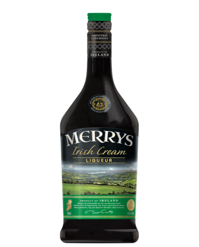 Bouteille liqueur crème de whisky Merry's