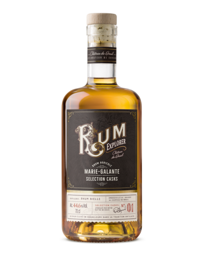 Rum bottle marie galante