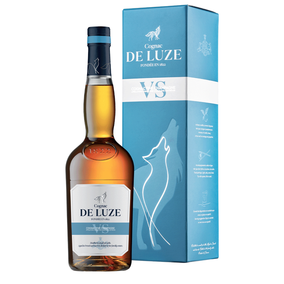 Cognac De Luze VS avec son étui