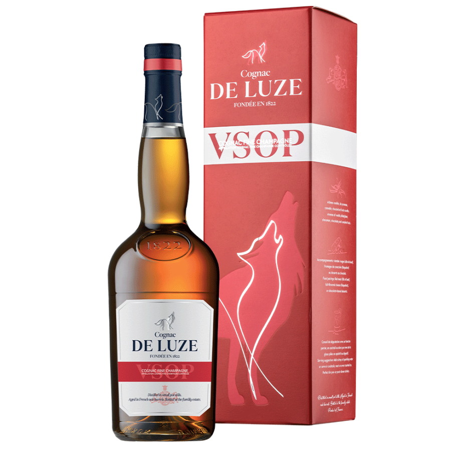 Cognac De Luze VSOP avec son étui