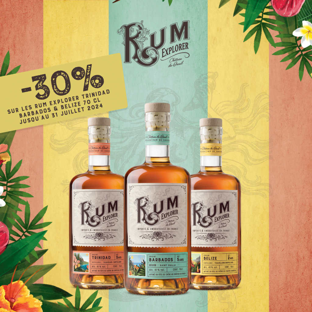 Promotions Rum Explorer -30% sur le Trinidad, Barbados et Belize