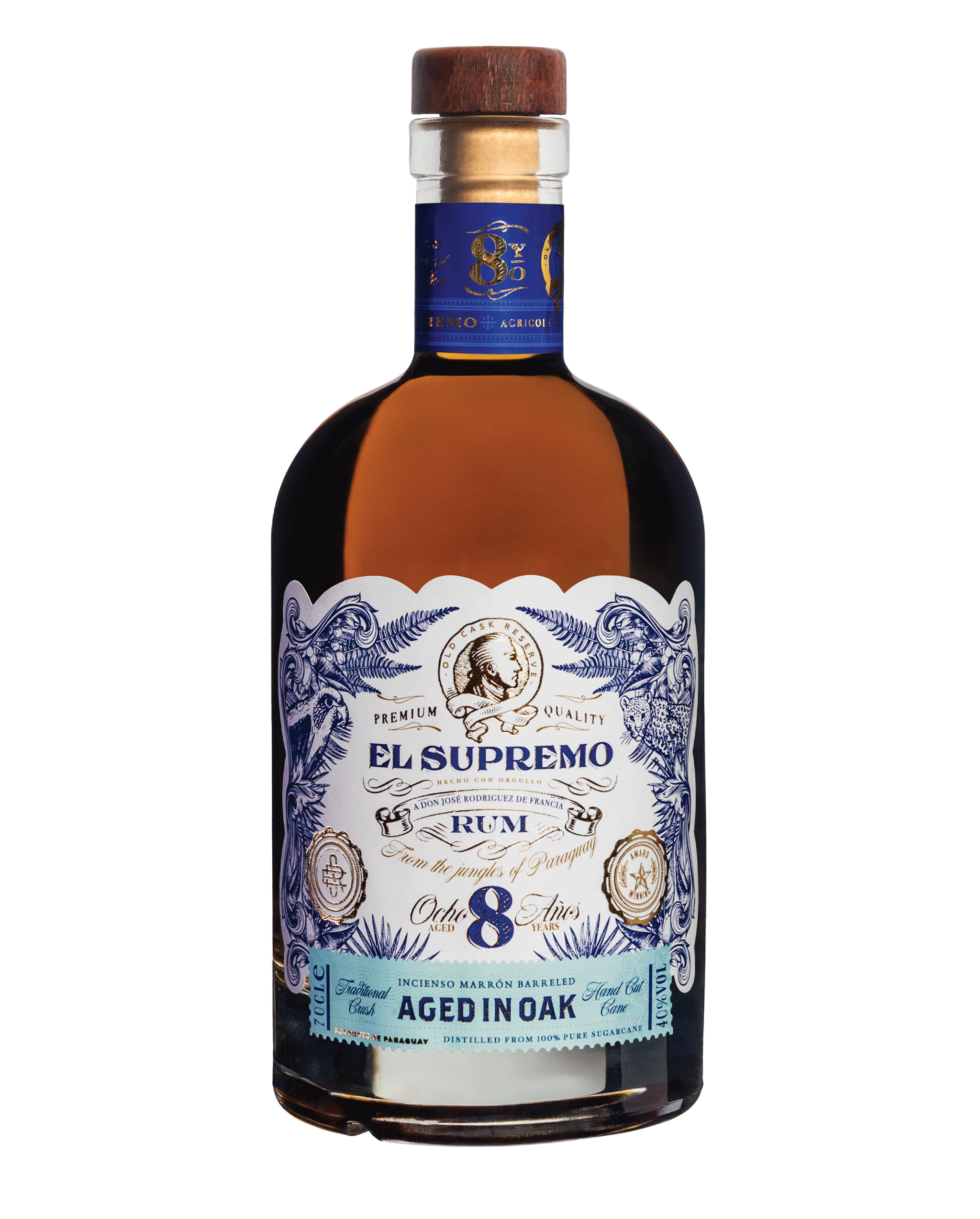 Rhum El Supremo 8 ans d'âge