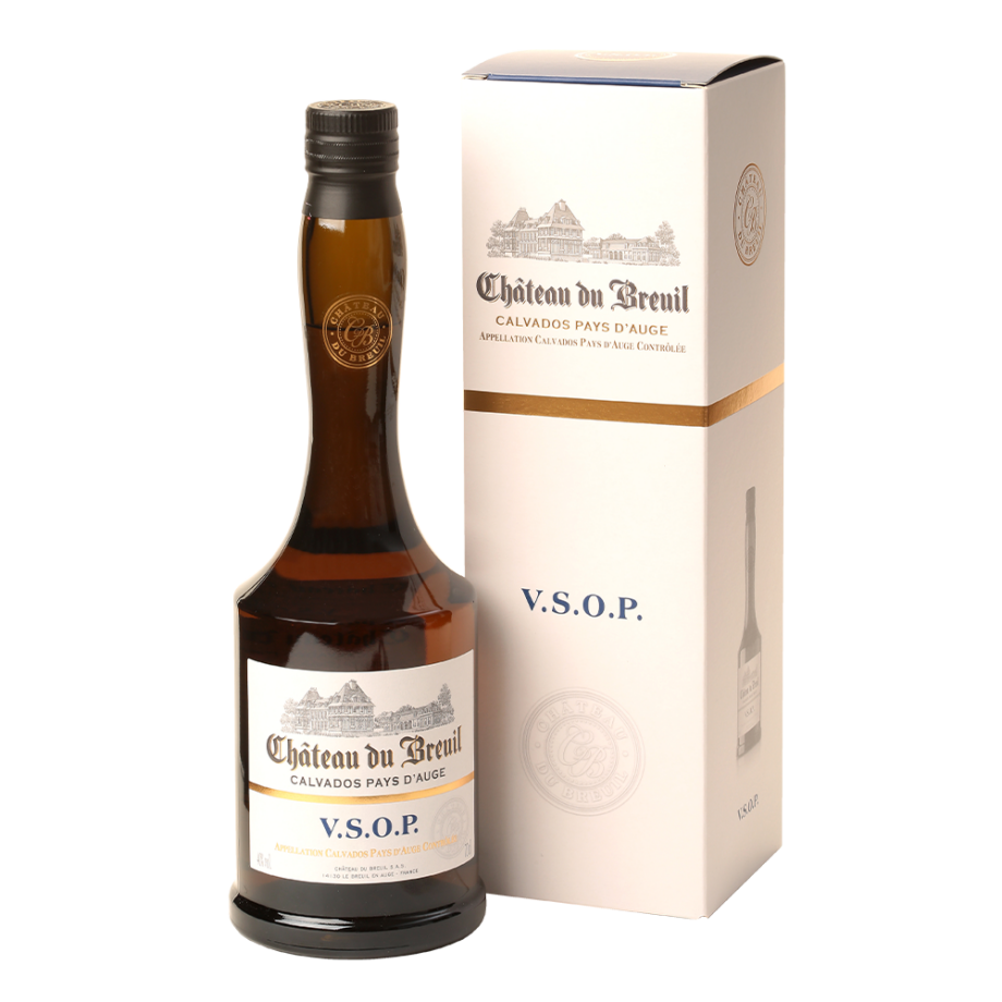 Calvados VSOP avec étui Chateau du Breuil méilleur calvados du monde