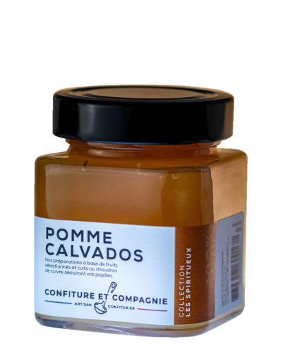 Confiture Pomme Calvados - Confiture et compagnie