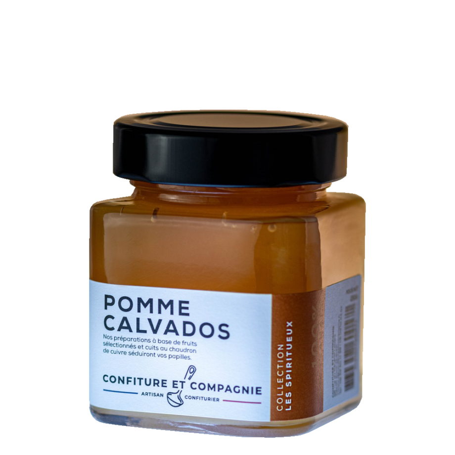 Confiture Pomme Calvados - Confiture et compagnie