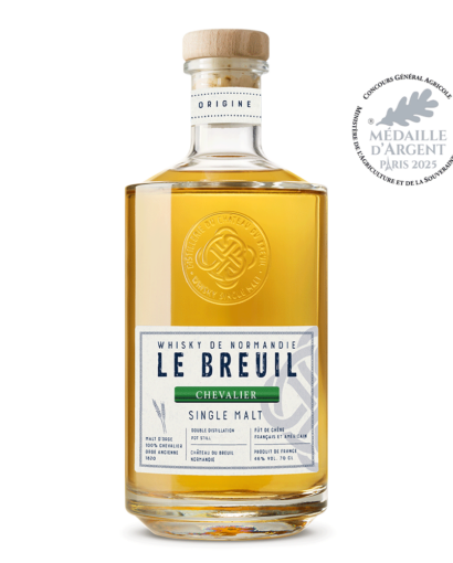 Whisky Le Breuil Chevalier avec médaille au concours general agricole de Paris